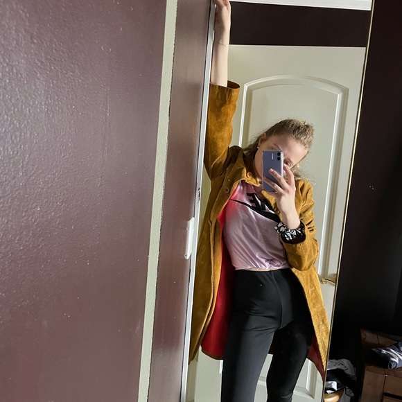 Suede coat - Picture 6 of 12